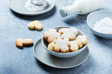 Canvas Print - Homemade cookie with powdered sugar