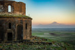 old destroyed church in Armenia