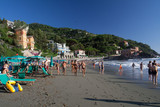 Fototapeta Fototapety z morzem do Twojej sypialni - Plaża w Levanto, Liguria, Włochy
