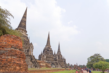 Wall Mural - Ayutthaya archaeological Park, Wat Phra Si Sanphet - Thailand