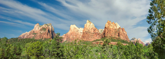 Wall Mural - Zion National Park Utah USA Panorama