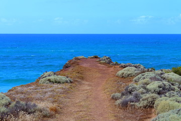 Wall Mural - sea and rocks in port lincoln, south australia