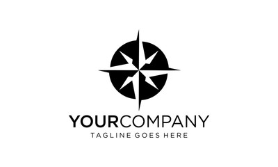 creative compass concept for logo design vector editable