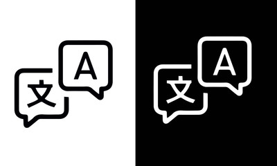 Help and Support Line Icons vector design black and white 