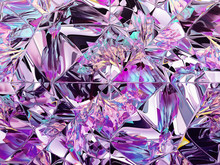 Pink Purple Abstract Texture Pattern And Kaleidoscope