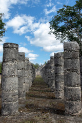 pillar park at the of the old city