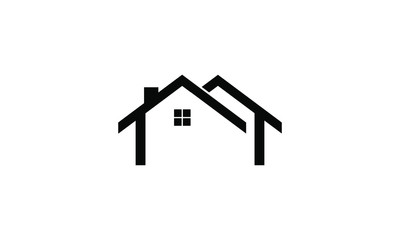 Sticker - house icon isolated on white