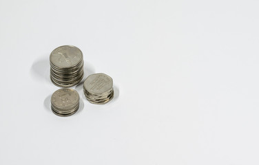 a close up view of United Arab Emirates coin with white background, fils, UAE currency, UAE coins, fils