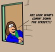 © cartoonresource - Woman sees a better future