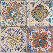Ceramic Glazed Tiles For Wall Decoration, Moroccan Pattern Tile, Portuguese Tile
