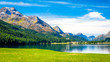 © Chris - Looking at the Inn river that runs through the Upper Engadine Valley (Graubünden, Switzerland) towars Lake Sils. It lies near Sils, between Lake Silvaplana and the Maloja Pass