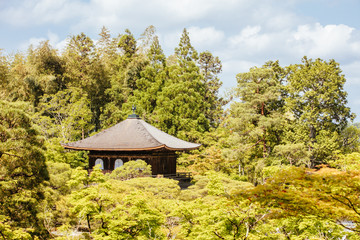 Canvas Print - Silver Pavillion Ginkakuji Temple Kyoto Japan