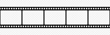 Film Strip Icon.Video Tape Photo Film Strip Frame Vector.Vector Illustrarion
