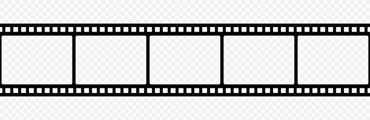 Wall Mural - film strip icon.video tape photo film strip frame vector.vector illustrarion