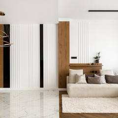 Wall Mural - elegant walls in living room
