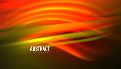 Fluid wave lines background. Trendy abstract layout template for business or technology presentation, internet poster or web brochure cover, wallpaper