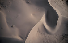 USA, California, Low-level Aerial Photography Of Cadiz Dunes In Mojave Desert