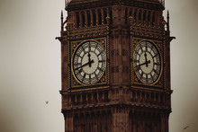 Clock Face Of Big Ben Against Sky