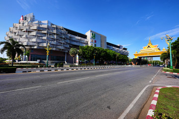 Khon Kaen City Gate a landmark of Mueang District, Khon Kaen, Thailand