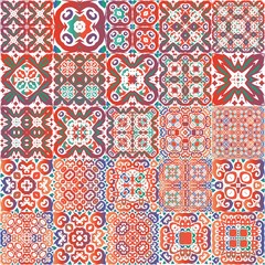  Antique talavera tiles patchworks.