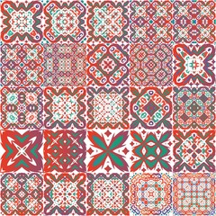 Naklejka na meble Antique ornate tiles talavera mexico.