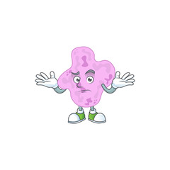 Sticker - An image of tetracoccus in grinning mascot cartoon style