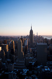 Fototapeta  - Manhattan Sonnenuntergang, New York City