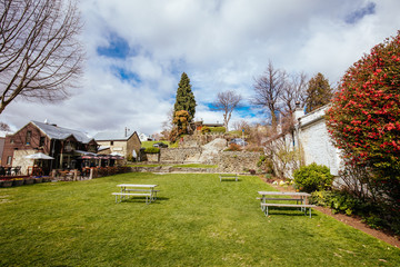 Wall Mural - Arrowtown on a Cloudy Day in New Zealand