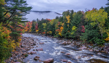 Autumn In The Mountains Of New Hampshire White Mountains On The Kancamagus Highway