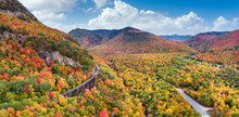 Autumn Foliage At Frankenstein Cliff  On Crawford Notch Road In The White Mountain National Forest - New Hampshire