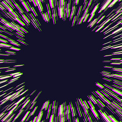 Wall Mural - creative design of visual effect zoom