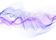 Gradient violet pink blue wave textured tender watercolor like background vector eps10 illustration