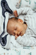 © marcinjozwiak - Newborn sleeping in his bed. A cute little boy.