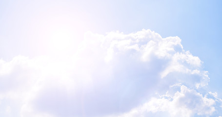 clouds and sun