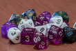 Set of role playing dice