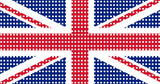 Fototapeta  - The national flag of the United Kingdom. UK flag.