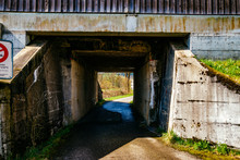 Dark Passage Under Bridge