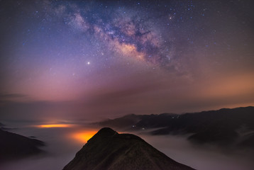 Ta Xua is a famous mountain range in northern Vietnam. All year round, the mountain rises above the clouds creating cloud inversions.