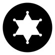 © Leo Kavalli - Police simple icon. Flat desing