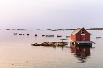 Wall Mural - The fishing village of Tilting, Fogo Island, Newfoundland and Labrador, Canada