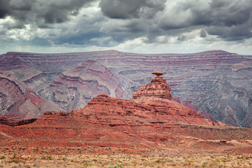 Wall Mural - monument valley balancing rock southern utah