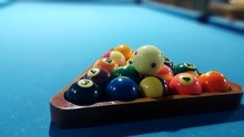 Cue Balls On Pool Table
