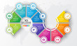 © GfxPapercut - Timeline infographic template,Business concept with 10 options,Vector illustration.
