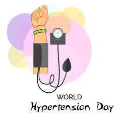 Wall Mural - World Hypertension Day.