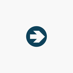 Arrow icon .. arrow direction . Cursor. Modern simple arrows. illustration.