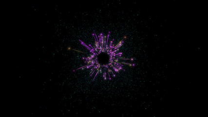 Leinwandbilder - Abstract Line Elements Speed Of Light Concept Explosion  Illustration. Starburst Dynamic Rays Sparkling With Deep Energy Texture Background.