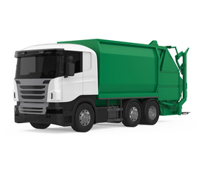 Wall Mural - Garbage Truck Isolated