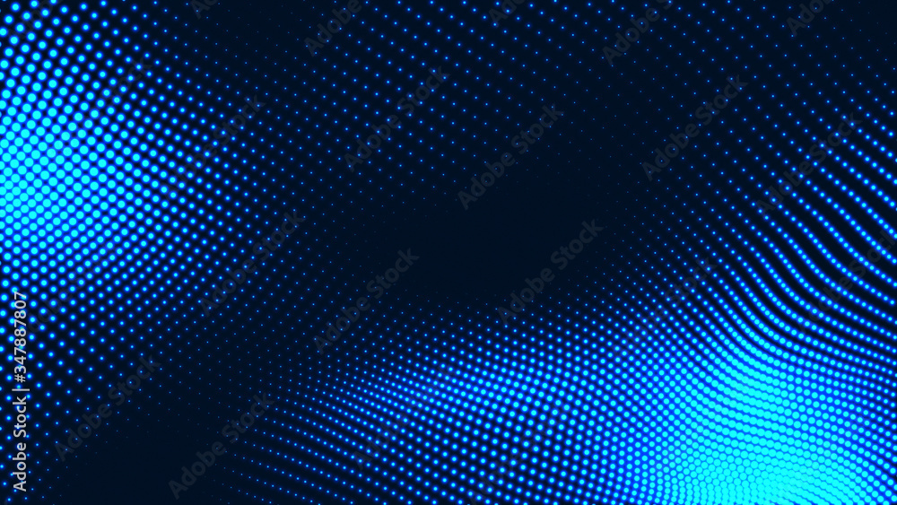 Dot white blue wave light screen gradient texture background. Abstract ...