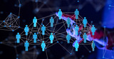 Fototapeta  - organization network team concept networking.