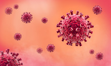 Coronavirus - Microbiology And Virology Concept - 3d Illustration